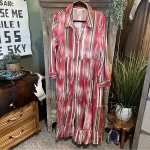 Jaded Gypsy Scarlet Southwest Sunset Duster/Dress